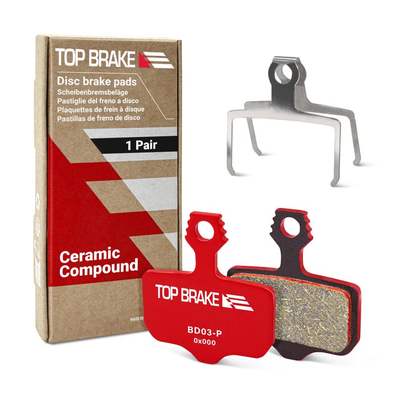 Top Brake وسادات فرامل قرص الفرامل العلوية لـ Sram Level T، TL، Level Ultimate B1، Avid Elixir 1 3 5 7 9 R ER CR Mag Sram XX، X0، XXWC DB1،3،5 - Image 1